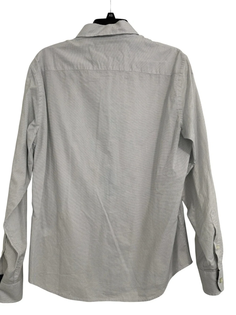 Banana Republic Men's Light Gray Slim Untuck Fit Dress Shirt. Sz M